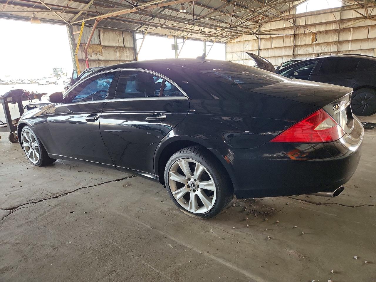 2008 Mercedes-benz Cls 550 Black vin: WDDDJ72X28A132707