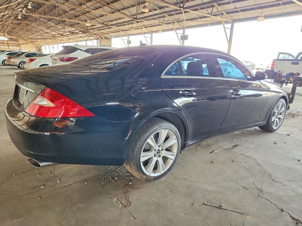 2008 Mercedes-benz Cls 550 Black vin: WDDDJ72X28A132707