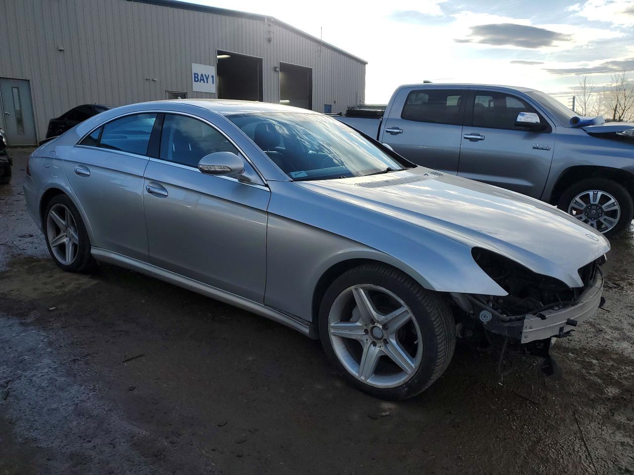 2008 Mercedes-benz Cls 550 Silver vin: WDDDJ72X38A124096
