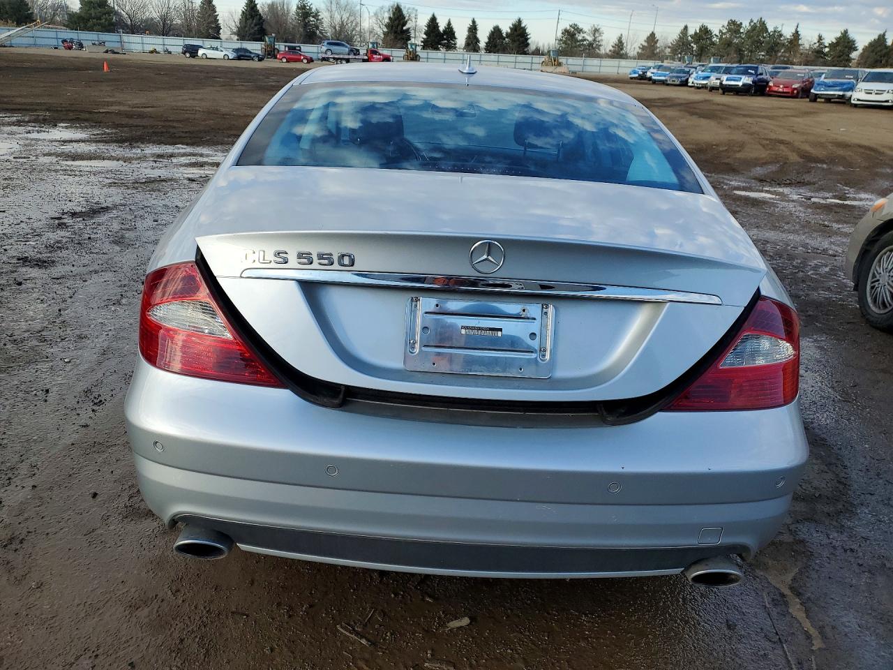 2008 Mercedes-benz Cls 550 Silver vin: WDDDJ72X38A124096