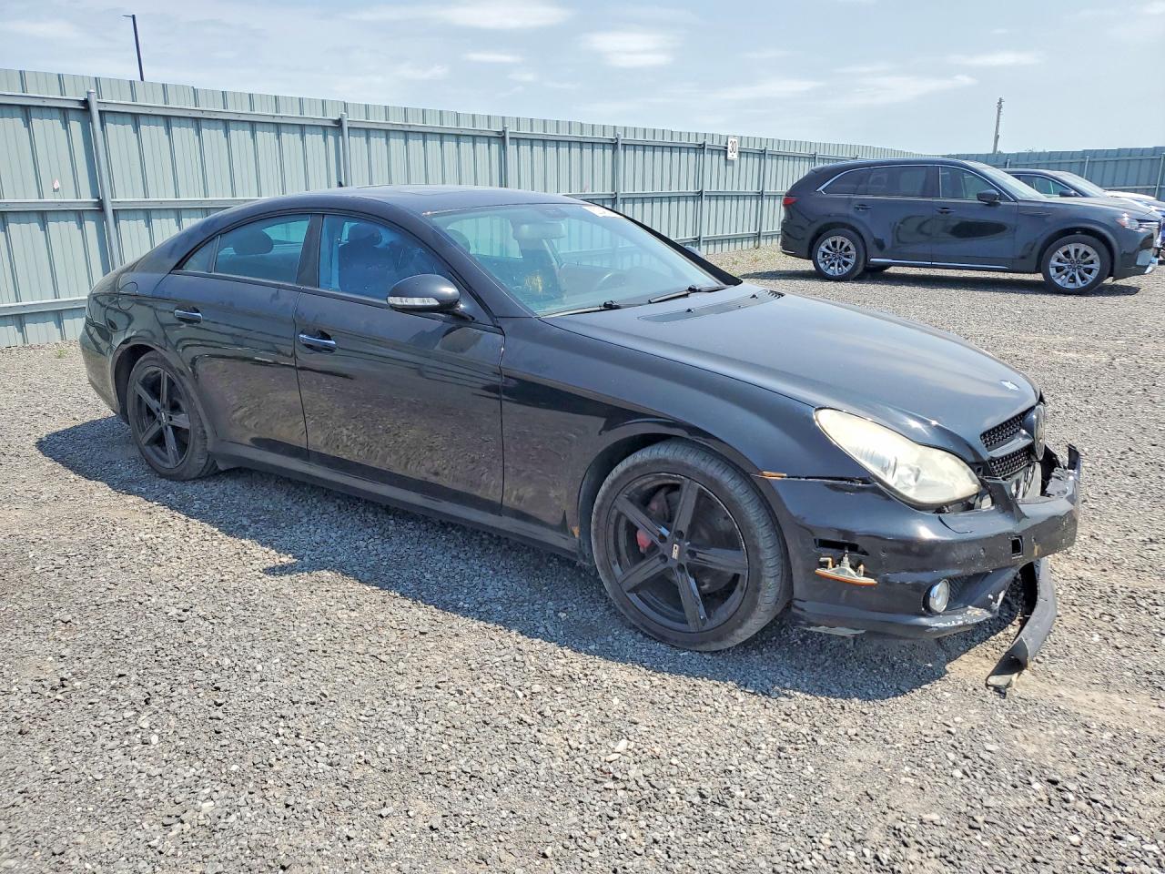 2008 Mercedes-benz Cls 550 Black vin: WDDDJ72X38A135079