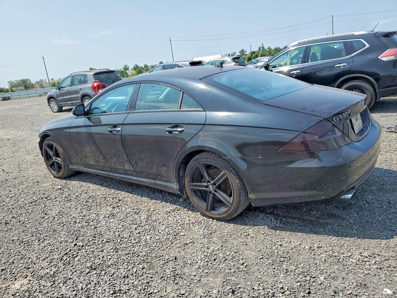 2008 Mercedes-benz Cls 550 Black vin: WDDDJ72X38A135079