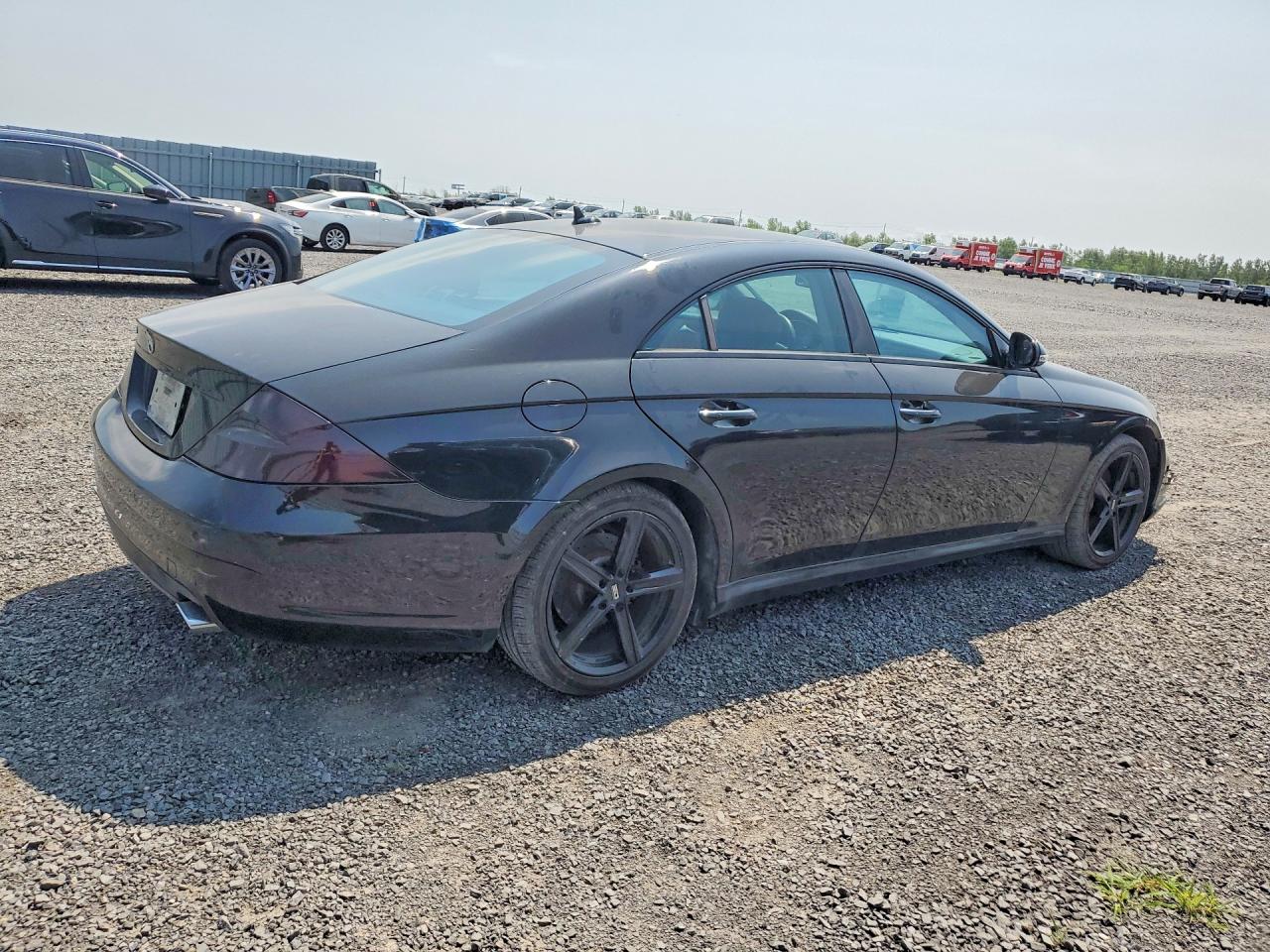2008 Mercedes-benz Cls 550 Black vin: WDDDJ72X38A135079