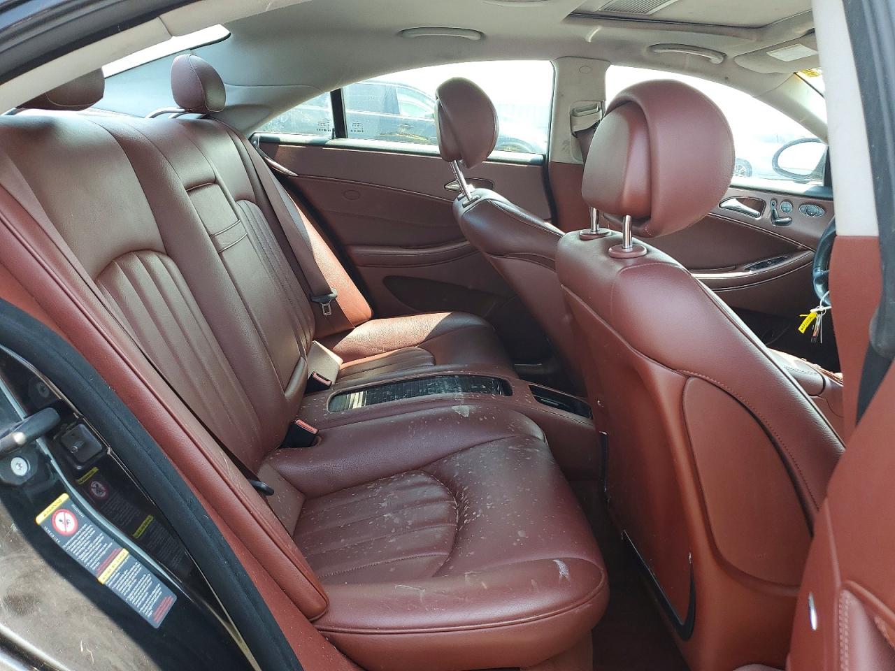 2008 Mercedes-benz Cls 550 Black vin: WDDDJ72X38A135079