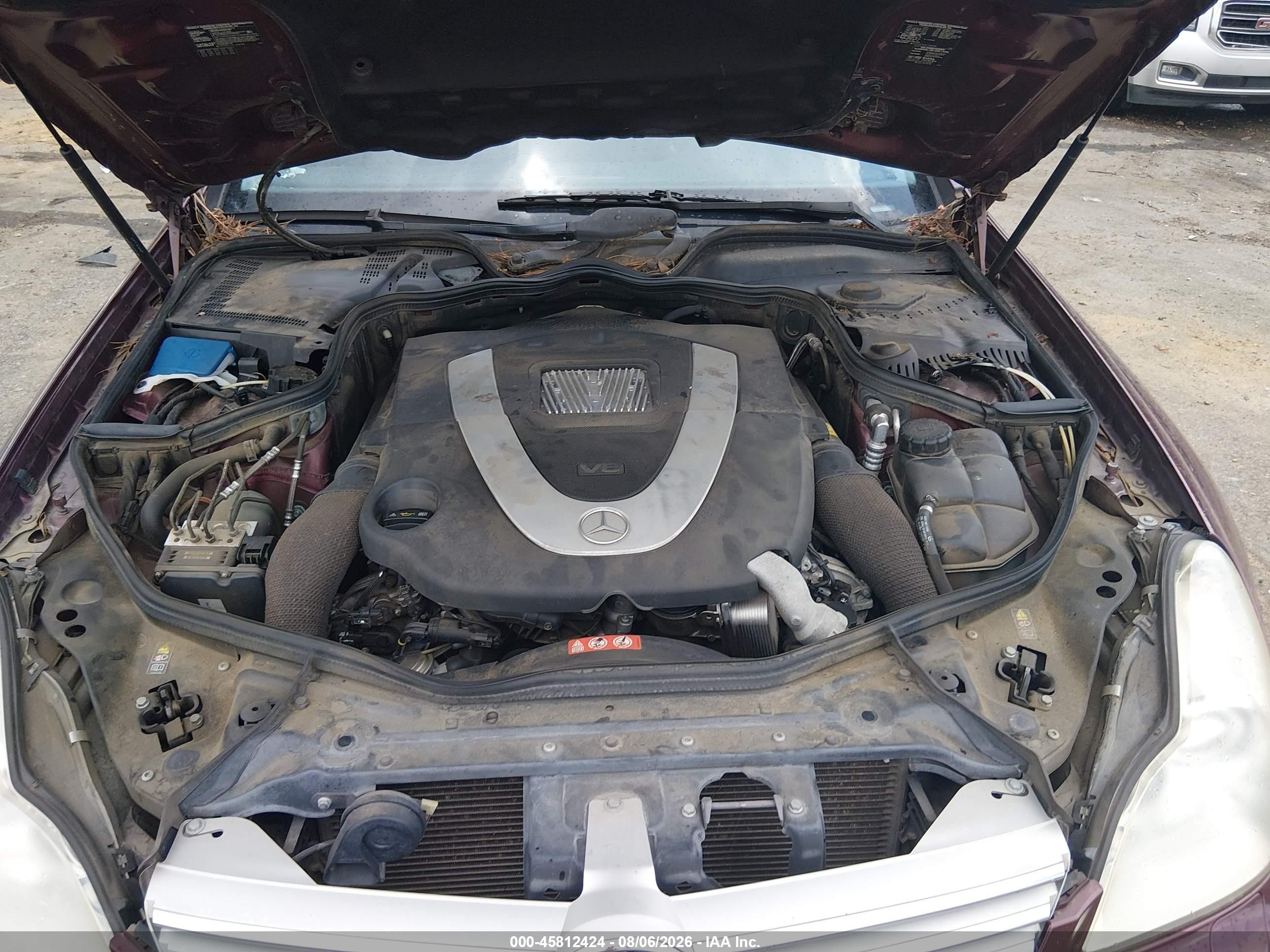 2007 Mercedes-benz Cls 550 Maroon vin: WDDDJ72X47A095271
