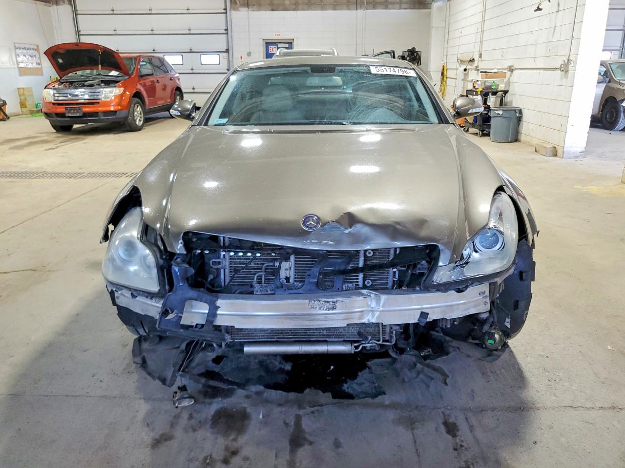 2008 Mercedes-benz Cls 550 Brown vin: WDDDJ72X48A129209