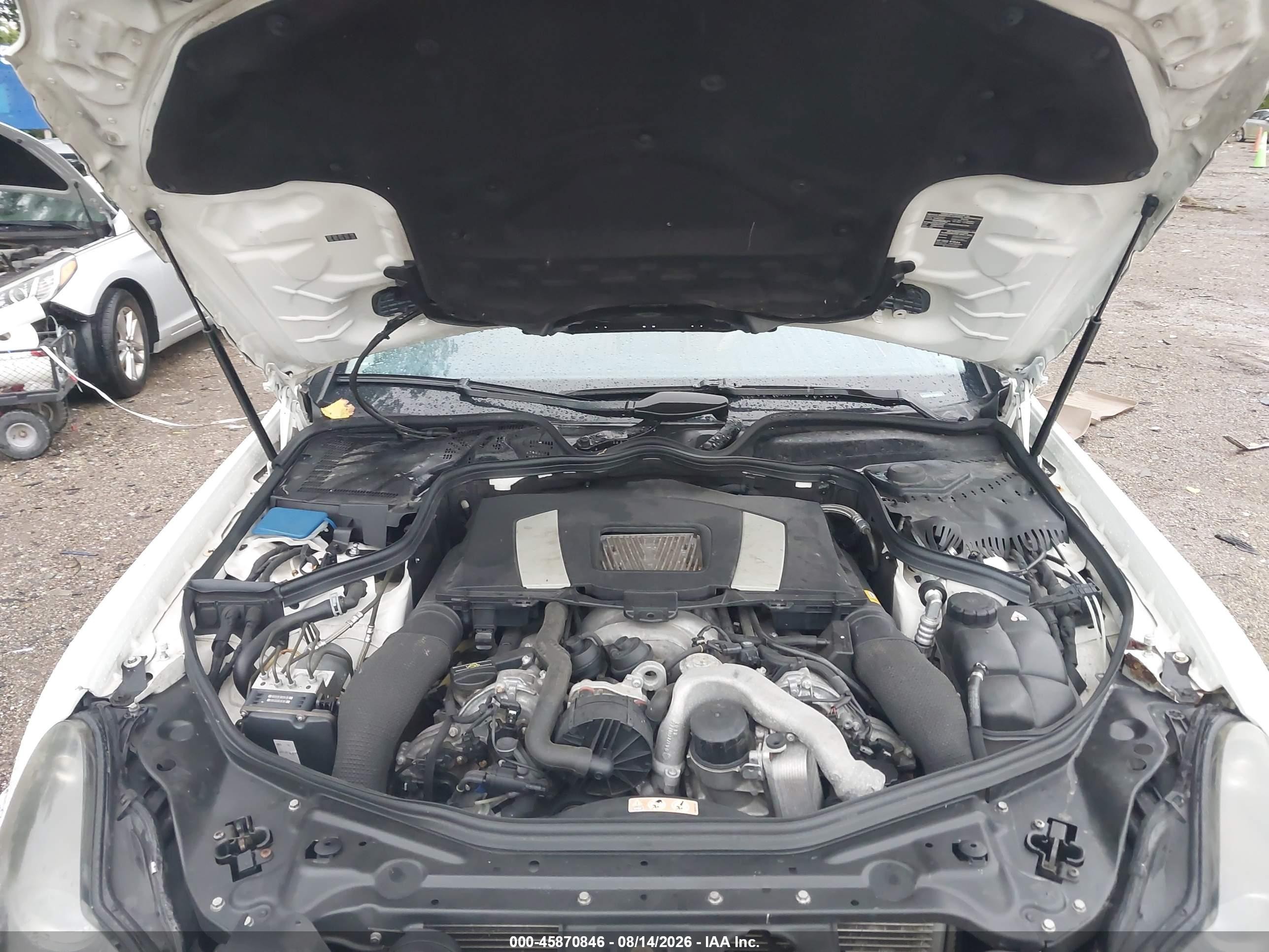 2008 Mercedes-benz Cls 550   Белый vin: WDDDJ72X58A128859