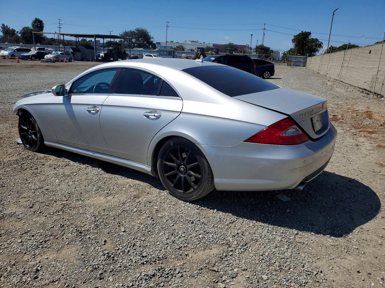 2009 Mercedes-benz Cls 550 Silver vin: WDDDJ72X59A142763