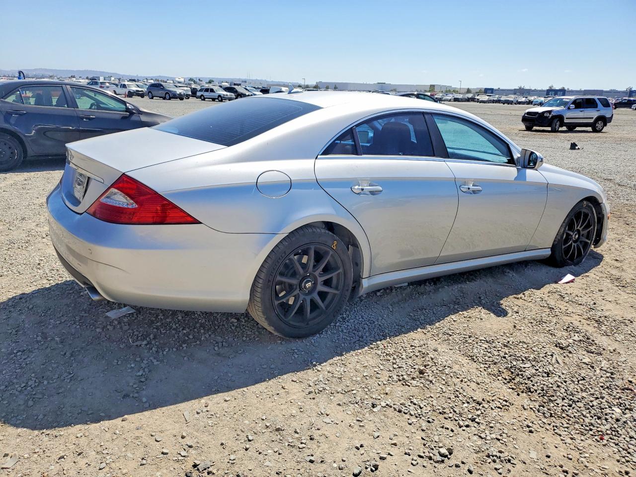 2009 Mercedes-benz Cls 550 Silver vin: WDDDJ72X59A142763
