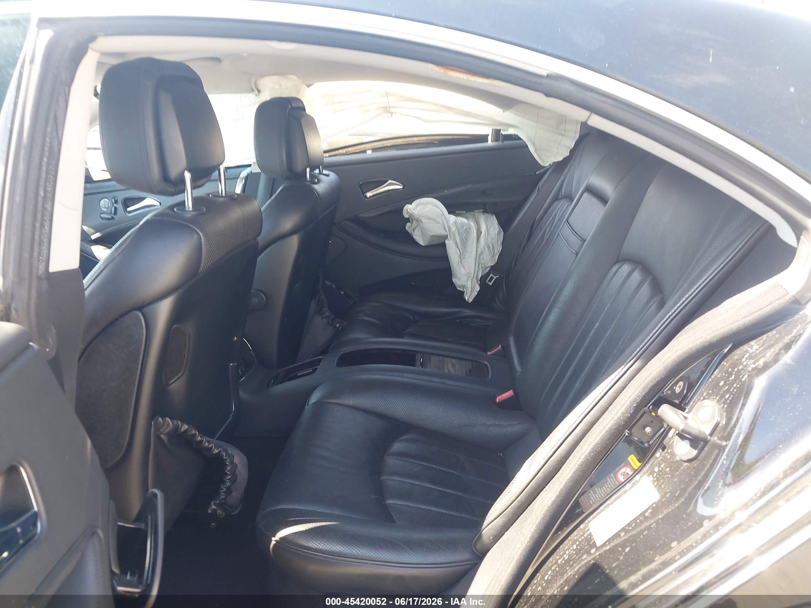 2009 Mercedes-benz Cls 550   Black vin: WDDDJ72X59A149552