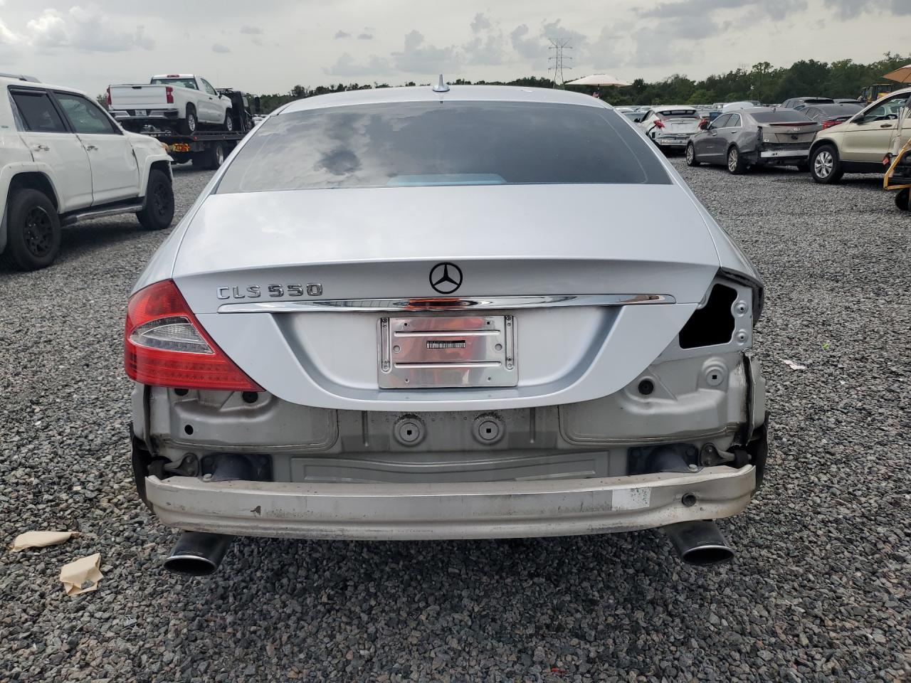 2009 Mercedes-benz Cls 550 Silver vin: WDDDJ72X59A153147