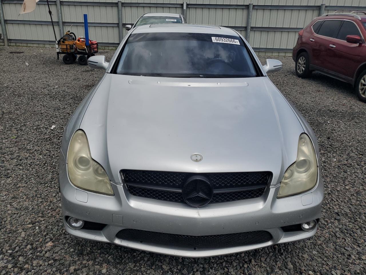 2009 Mercedes-benz Cls 550 Silver vin: WDDDJ72X59A153147