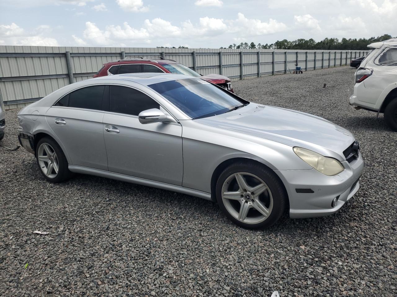 2009 Mercedes-benz Cls 550 Silver vin: WDDDJ72X59A153147