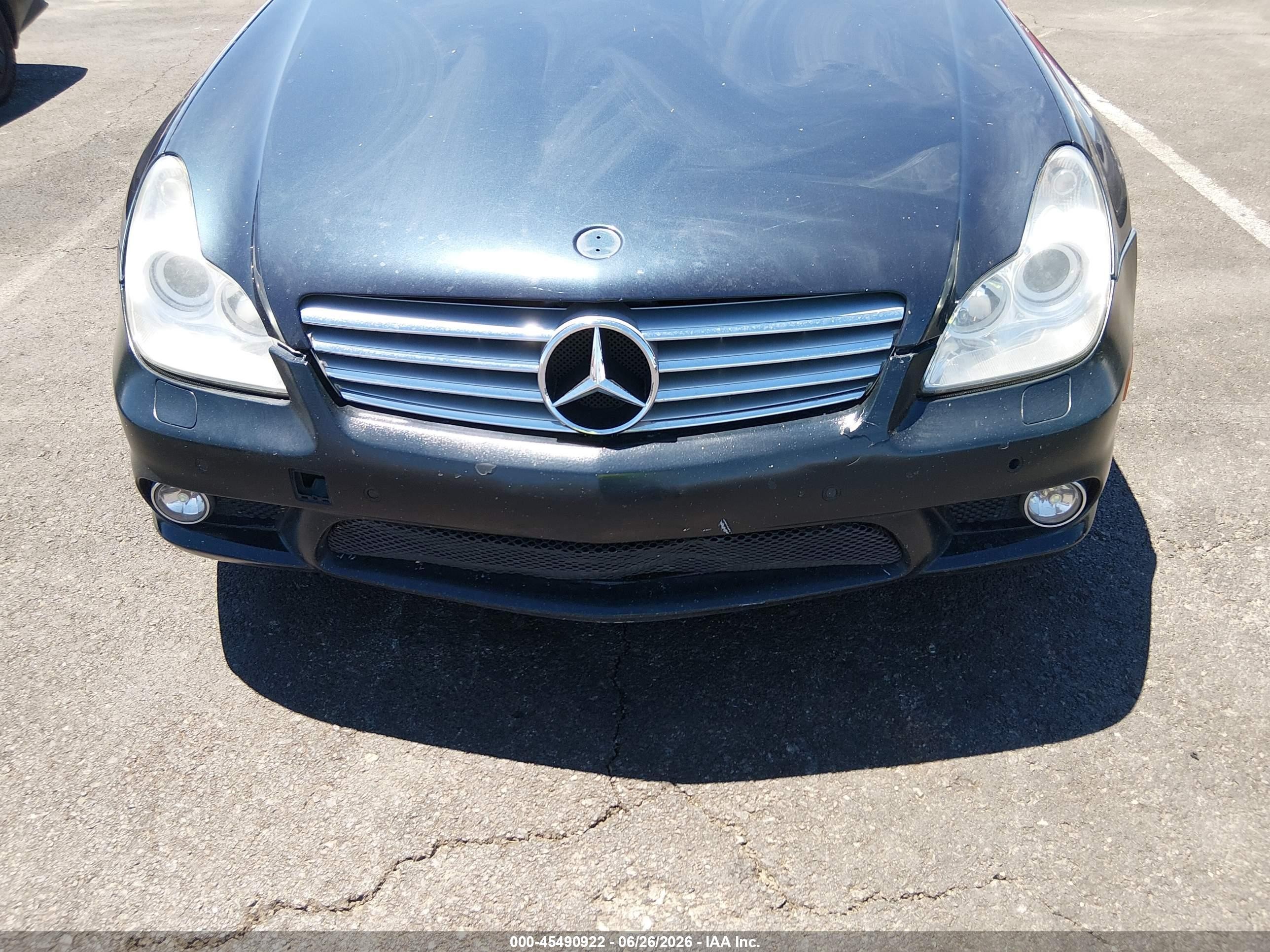 2007 Mercedes-benz Cls 550 Dark Blue vin: WDDDJ72X67A100101