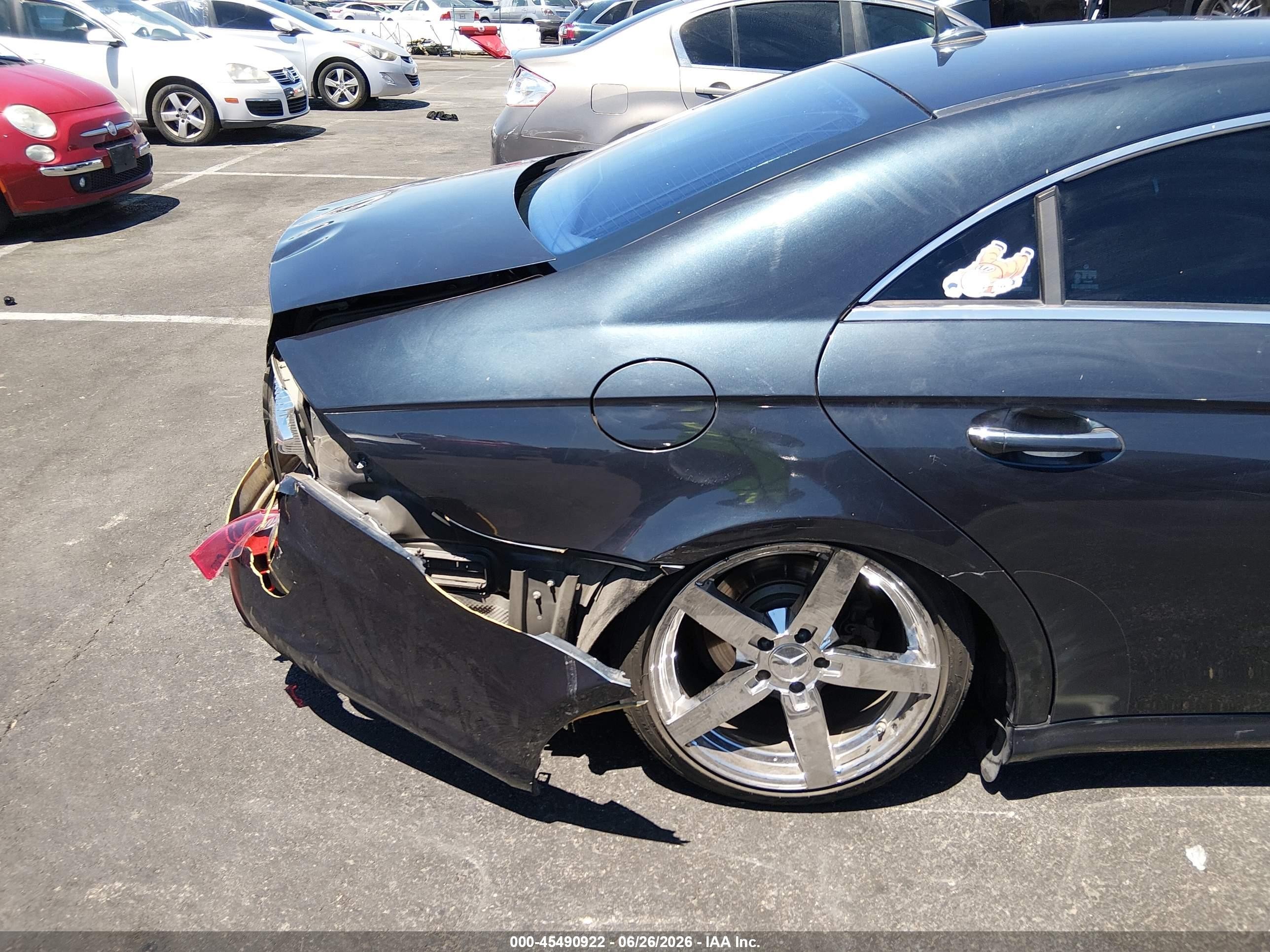 2007 Mercedes-benz Cls 550 Dark Blue vin: WDDDJ72X67A100101