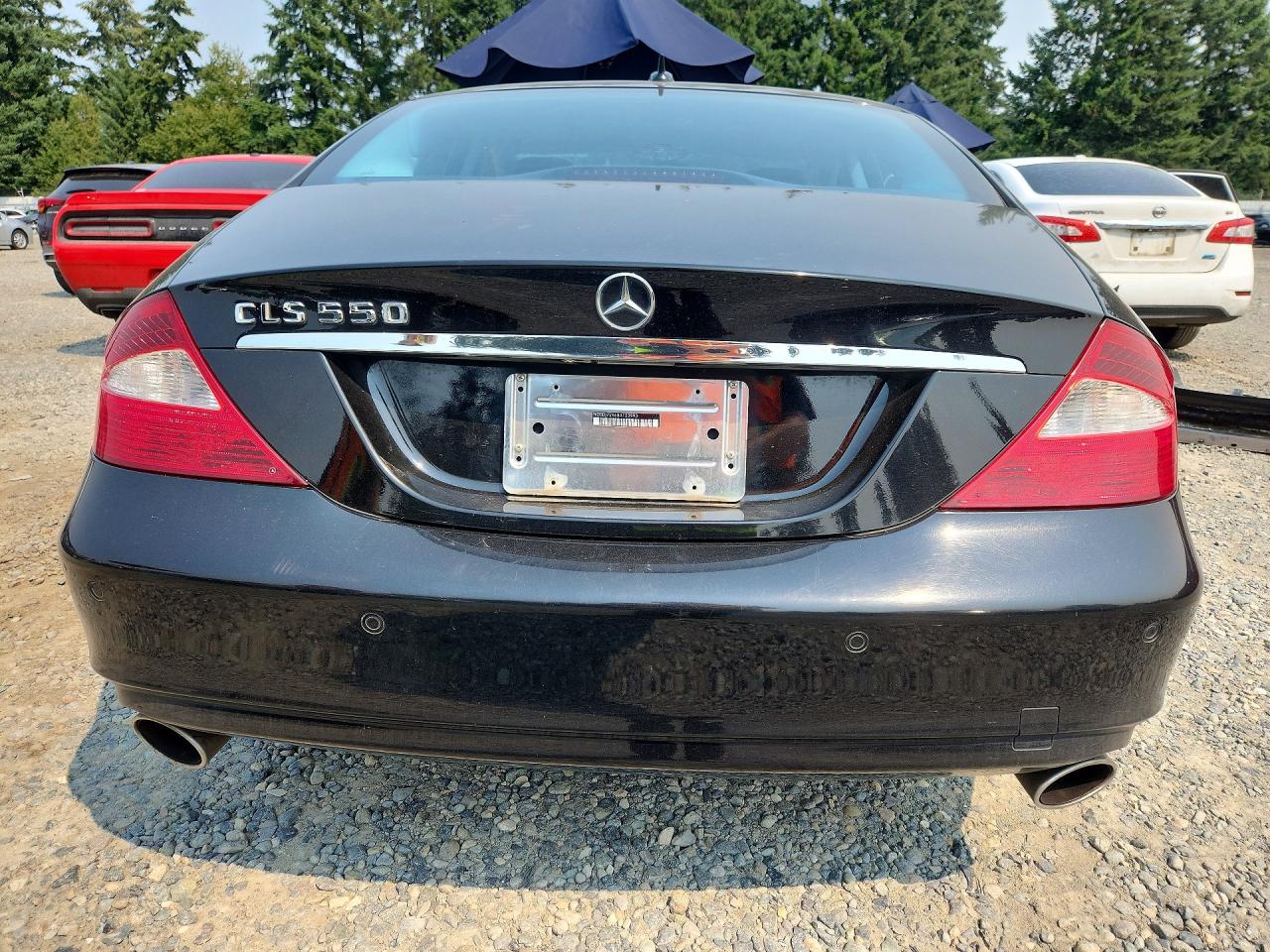 2008 Mercedes-benz Cls 550 Black vin: WDDDJ72X68A123993