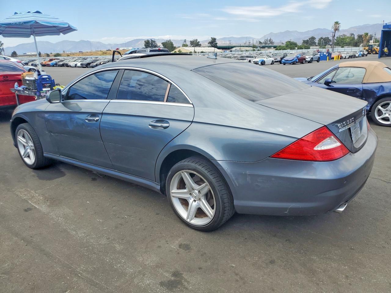 2009 Mercedes-benz Cls 550 Gray vin: WDDDJ72X69A141895