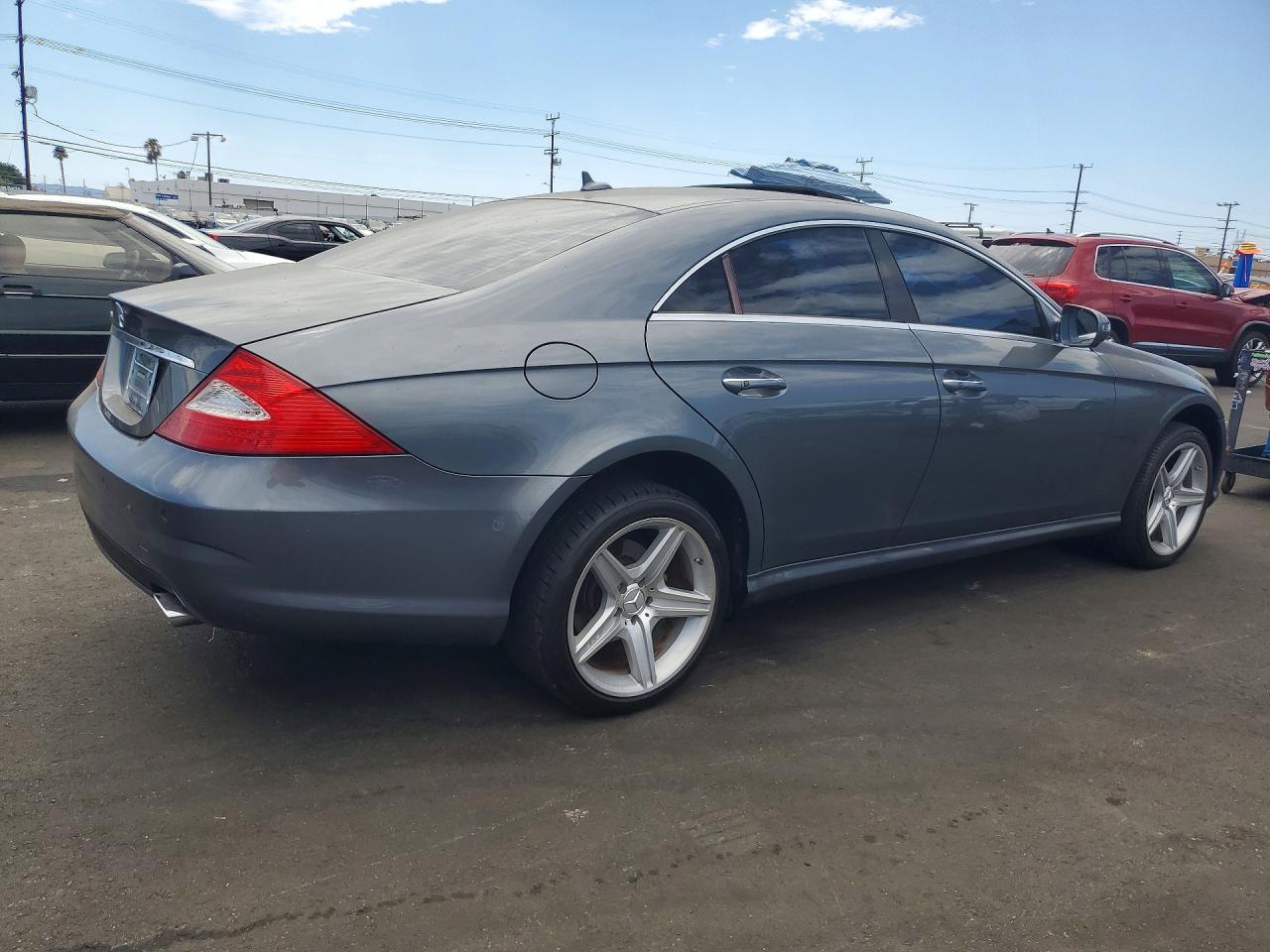 2009 Mercedes-benz Cls 550 Gray vin: WDDDJ72X69A141895