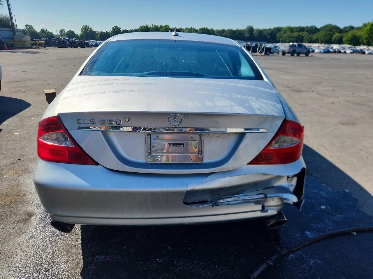 2007 Mercedes-benz Cls 550 Silver vin: WDDDJ72X77A080778