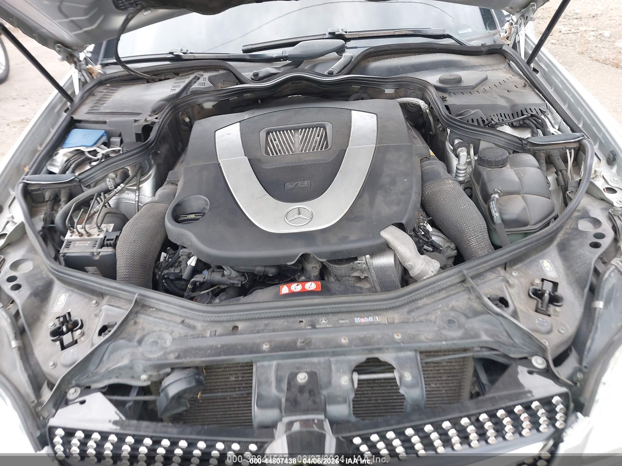 2007 Mercedes-benz Cls 550   Silver vin: WDDDJ72X77A100754