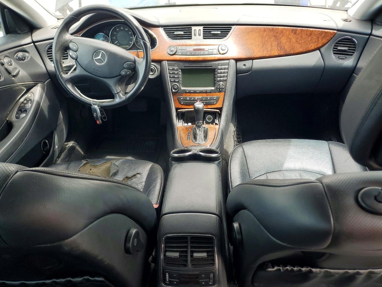 2008 Mercedes-benz Cls 550 Black vin: WDDDJ72X78A122822