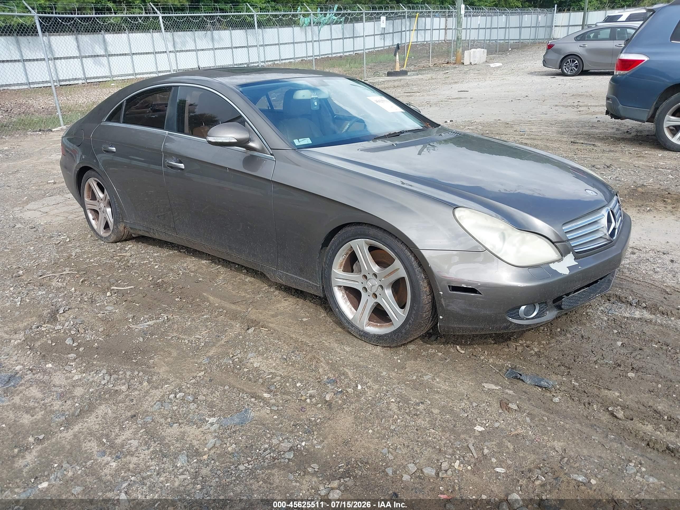 2007 Mercedes-benz Cls 550   Brown vin: WDDDJ72X87A097878