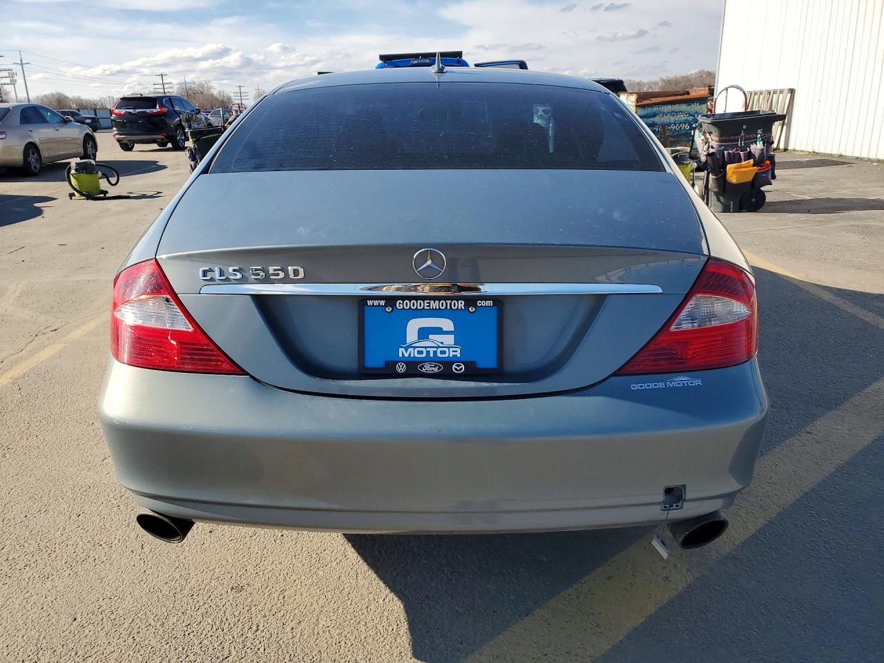 2007 Mercedes Benz Cls 550 Silver vin: WDDDJ72X97A084394