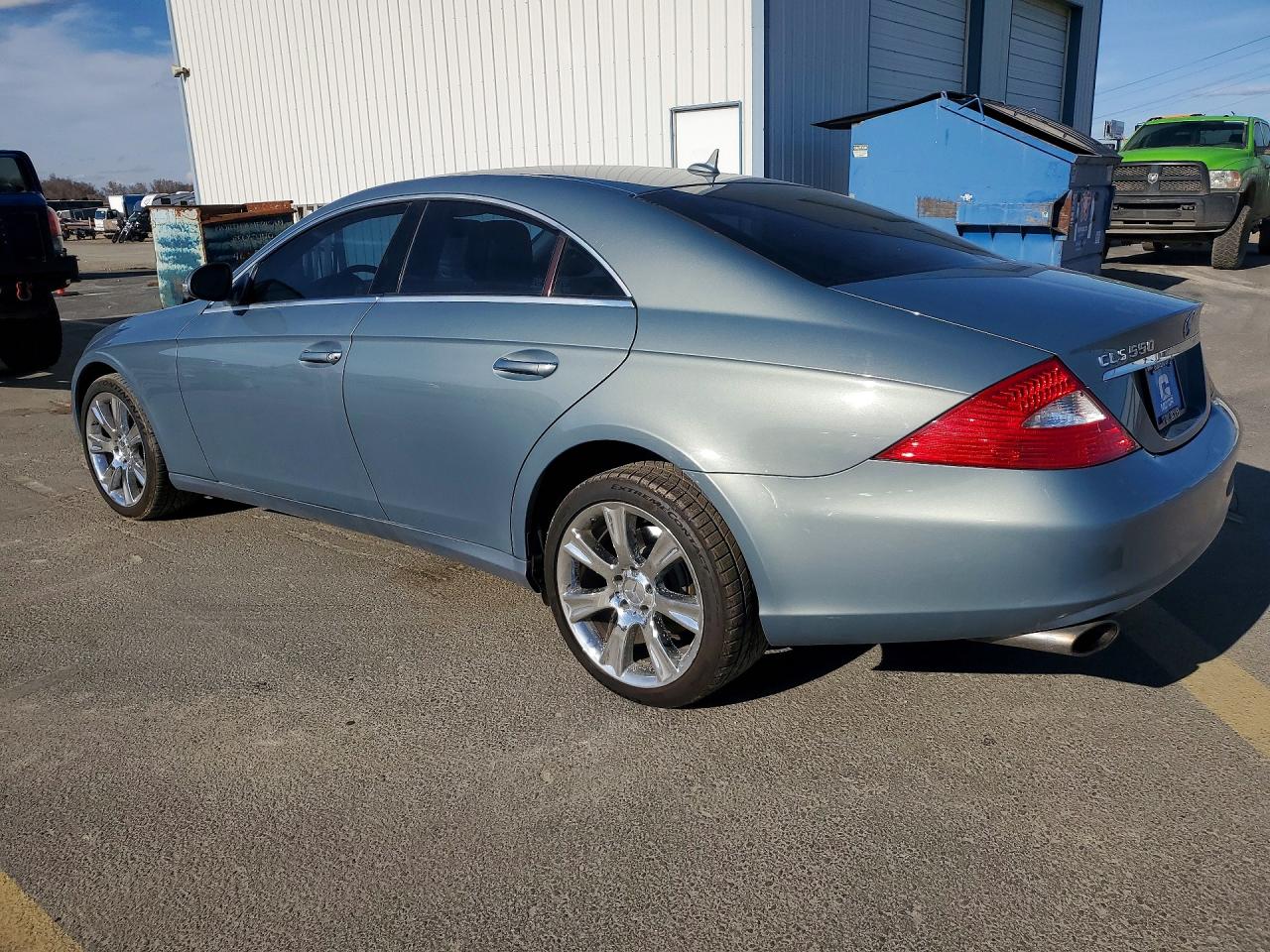2007 Mercedes Benz Cls 550 Silver vin: WDDDJ72X97A084394