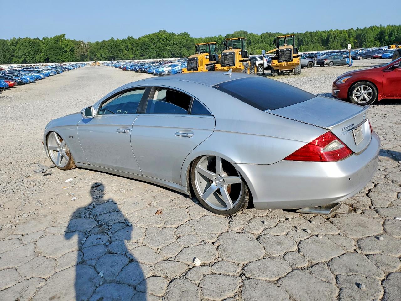 2009 Mercedes-benz Cls 550 Silver vin: WDDDJ72X99A144807