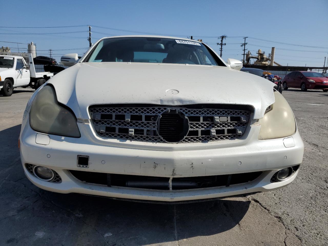 2009 Mercedes-benz Cls 550 Белый vin: WDDDJ72XX9A142757