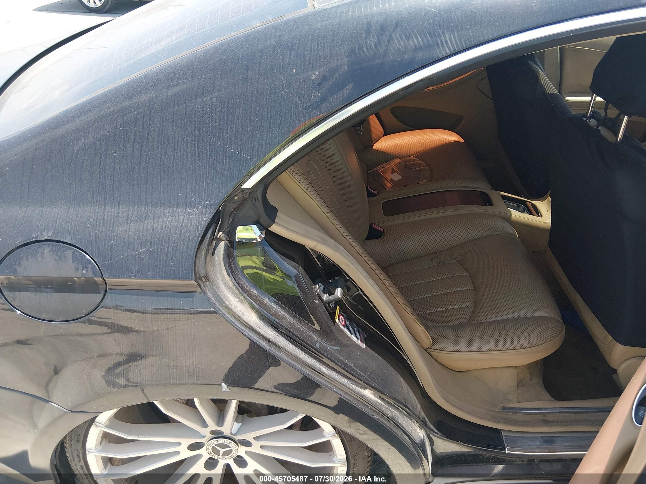 2006 Mercedes-benz Cls 500   Black vin: WDDDJ75X06A023218