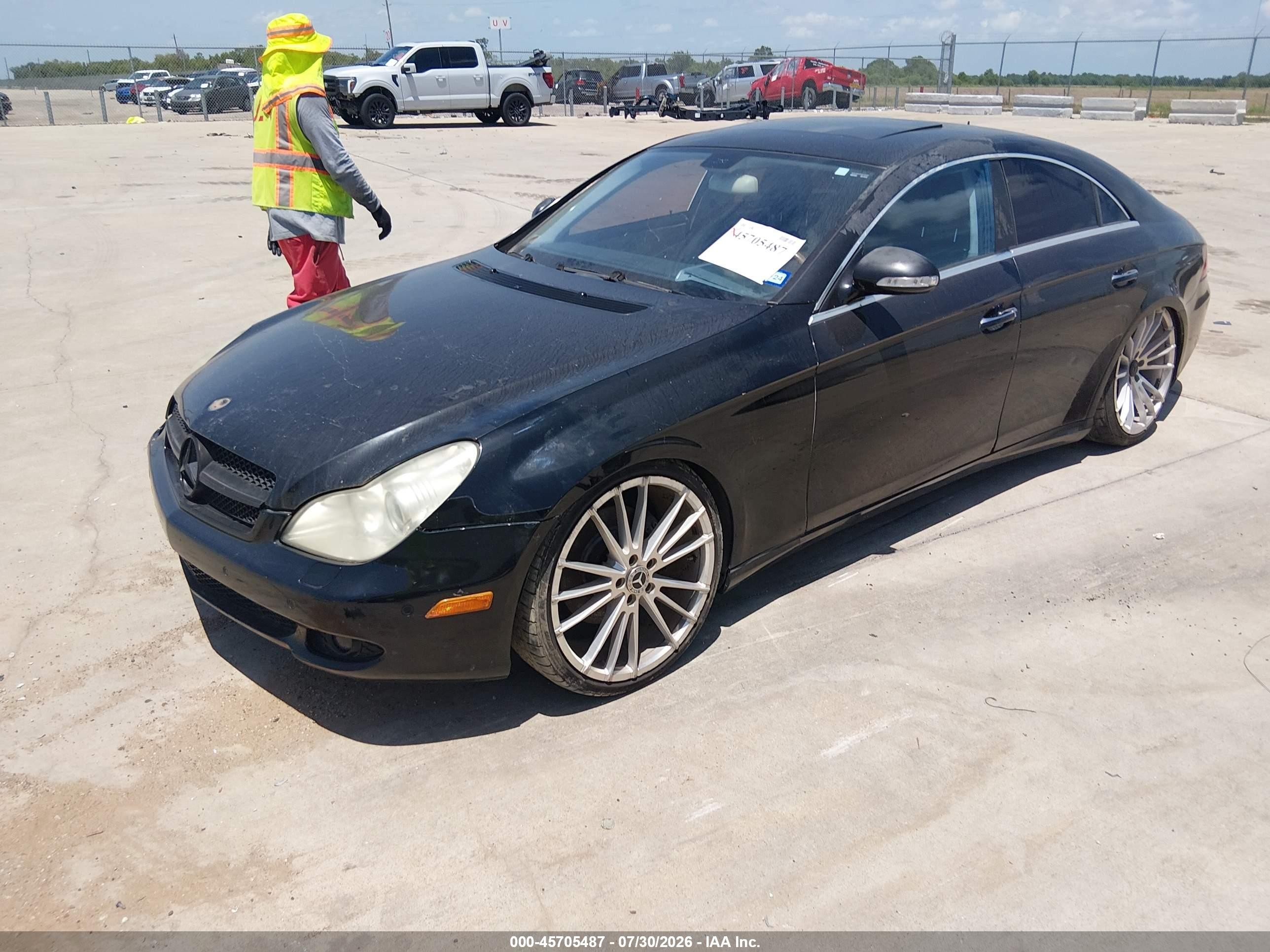 2006 Mercedes-benz Cls 500   Black vin: WDDDJ75X06A023218