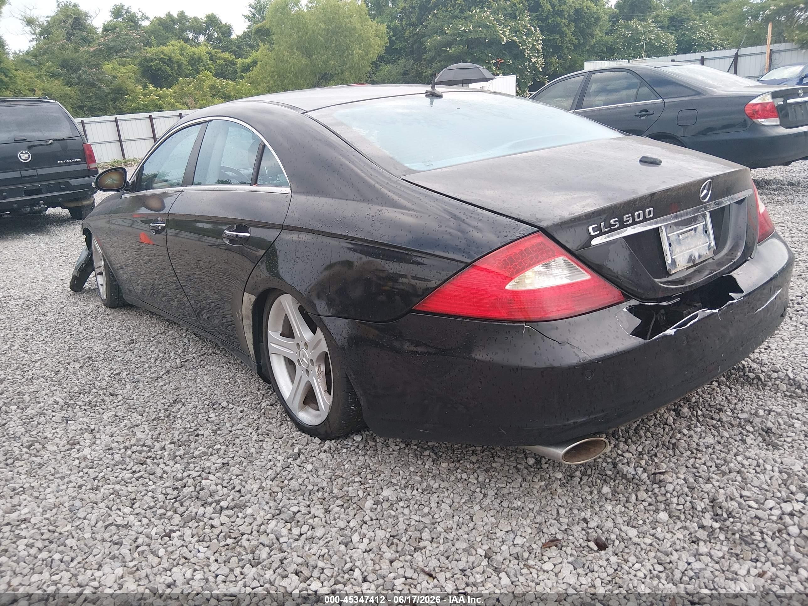 2006 Mercedes-benz Cls 500   Black vin: WDDDJ75X06A030346