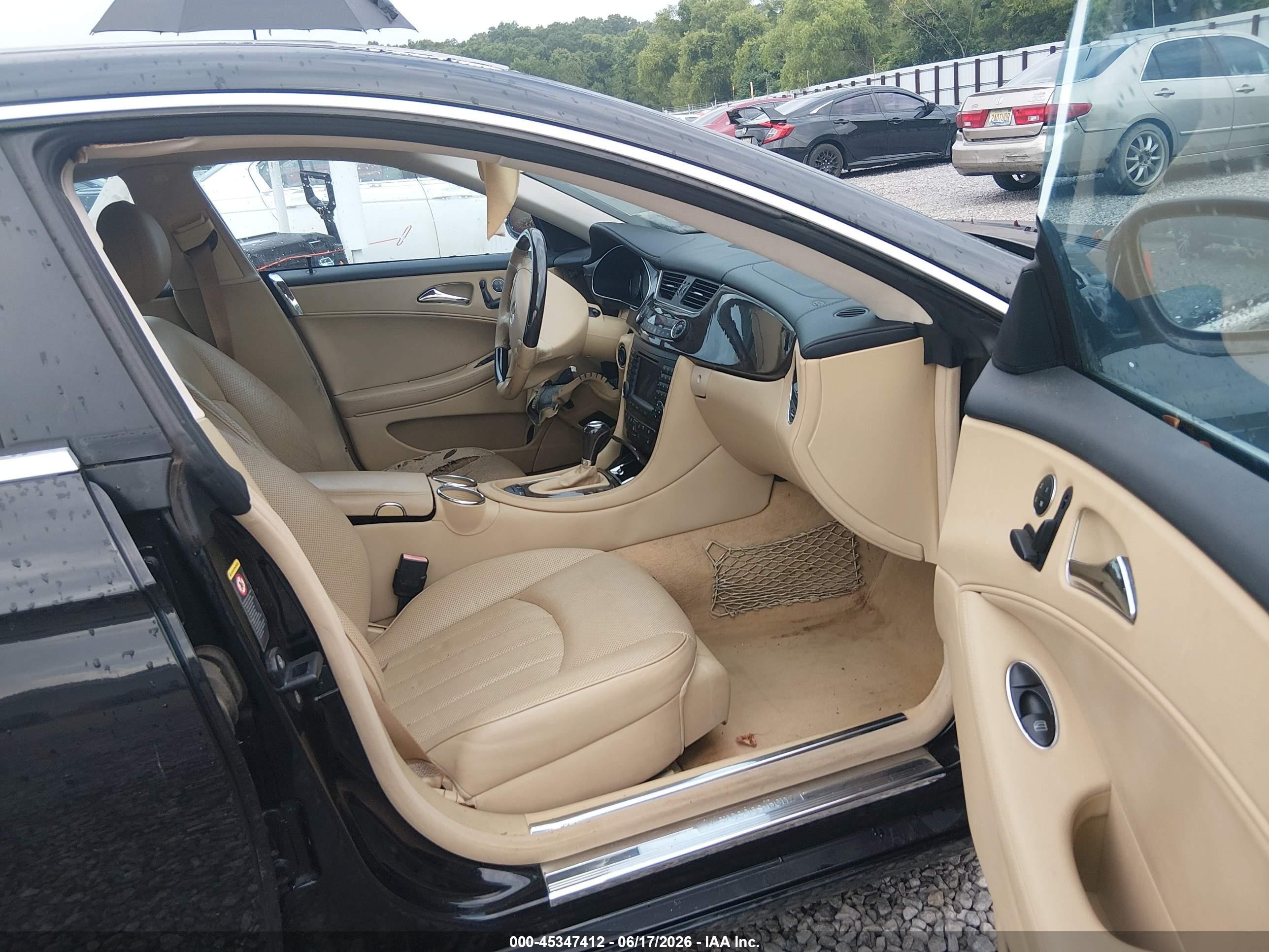 2006 Mercedes-benz Cls 500   Black vin: WDDDJ75X06A030346