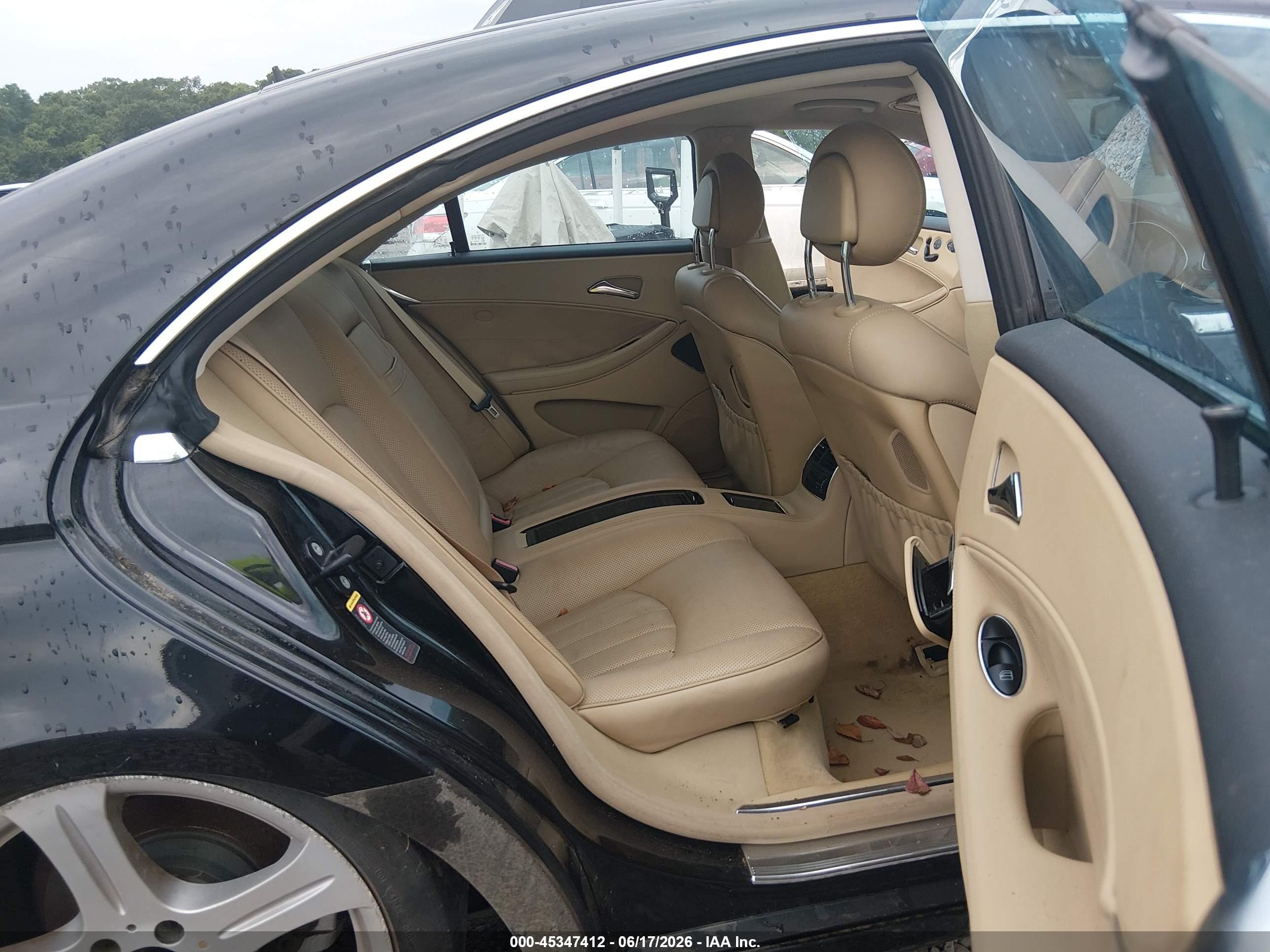 2006 Mercedes-benz Cls 500   Black vin: WDDDJ75X06A030346
