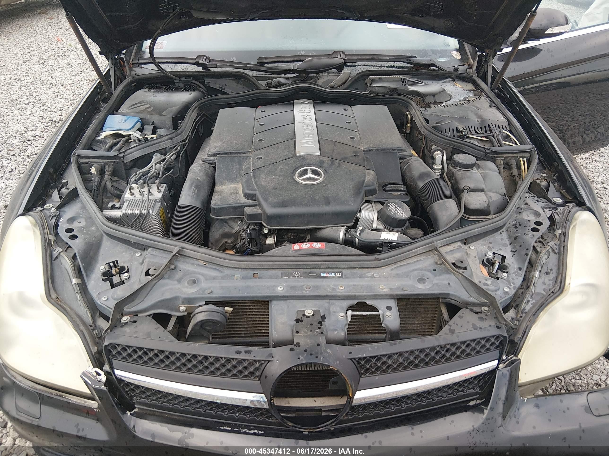 2006 Mercedes-benz Cls 500   Black vin: WDDDJ75X06A030346