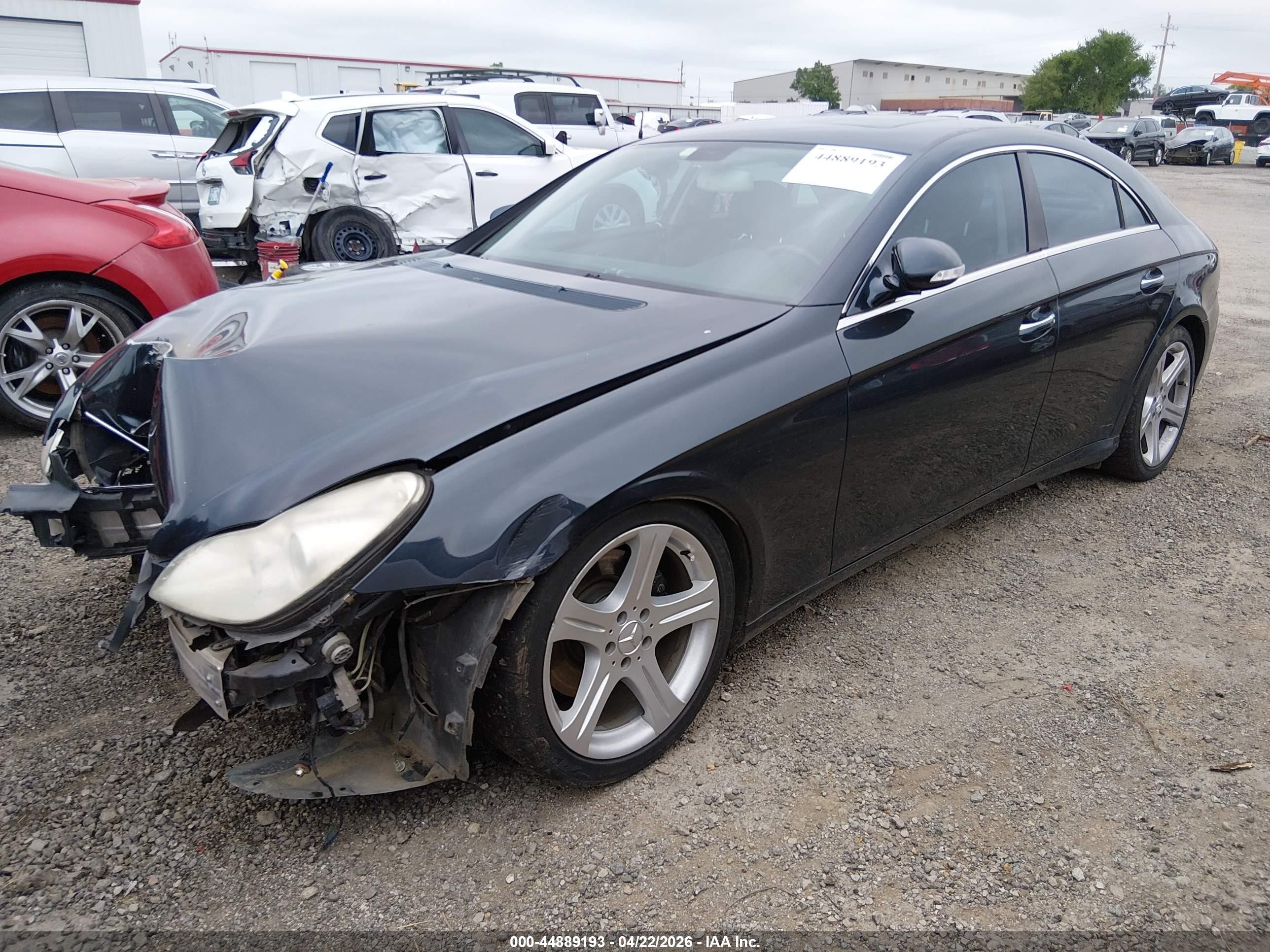 2006 Mercedes-benz Cls 500   Navy vin: WDDDJ75X06A068286