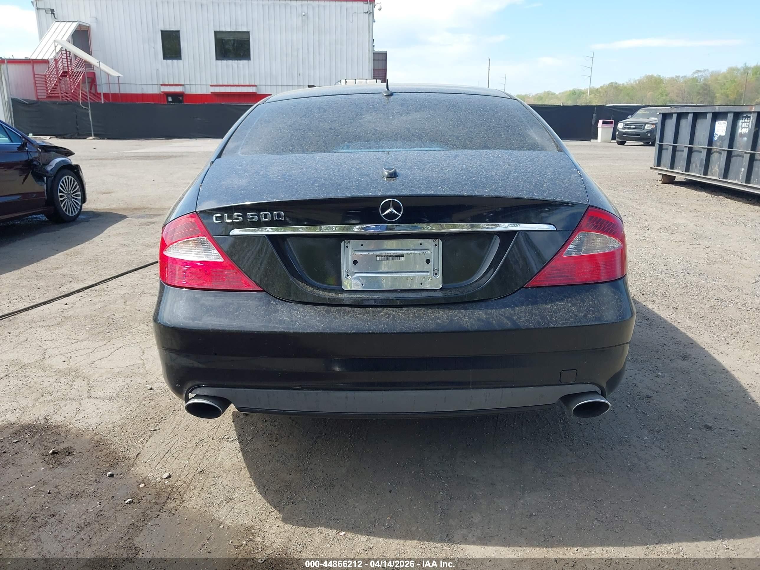 2006 Mercedes-benz Cls 500   Black vin: WDDDJ75X26A058083