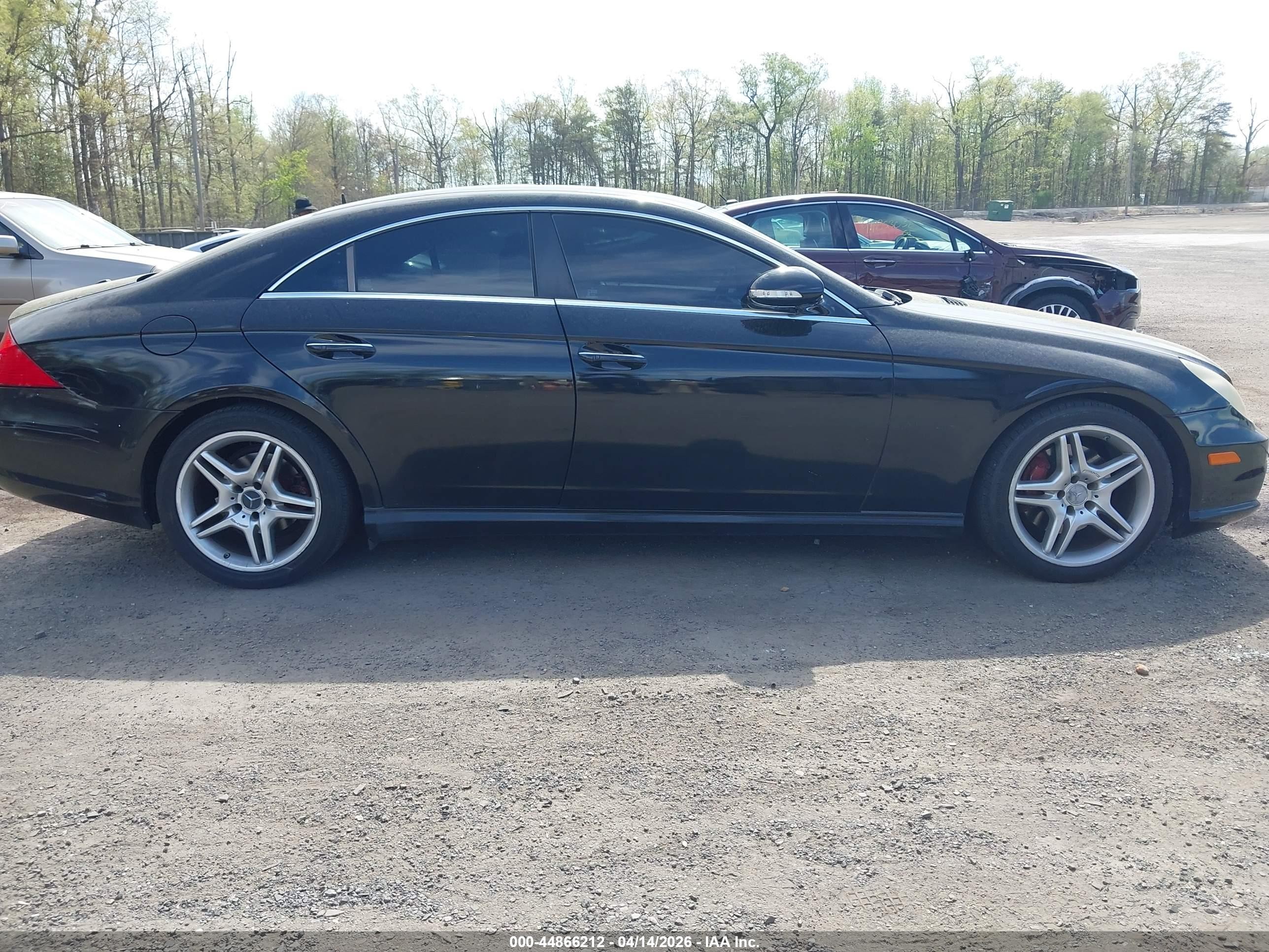 2006 Mercedes-benz Cls 500   Black vin: WDDDJ75X26A058083