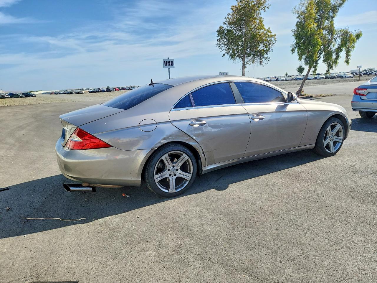 2006 Mercedes-benz Cls 500c Silver vin: WDDDJ75X36A017722