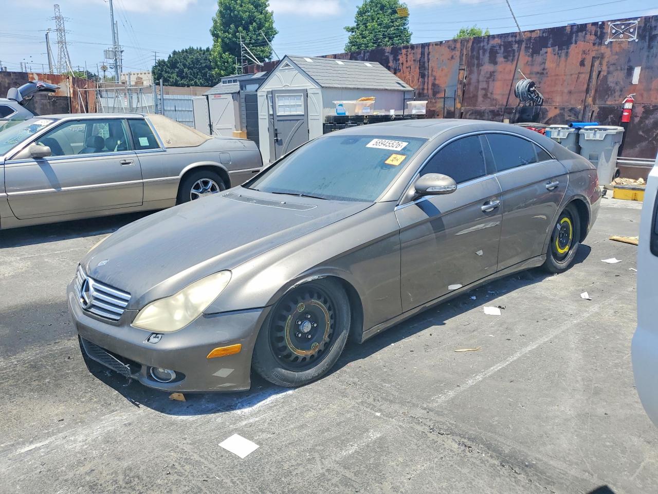 2006 Mercedes-benz Cls 500c Серый vin: WDDDJ75X46A010553