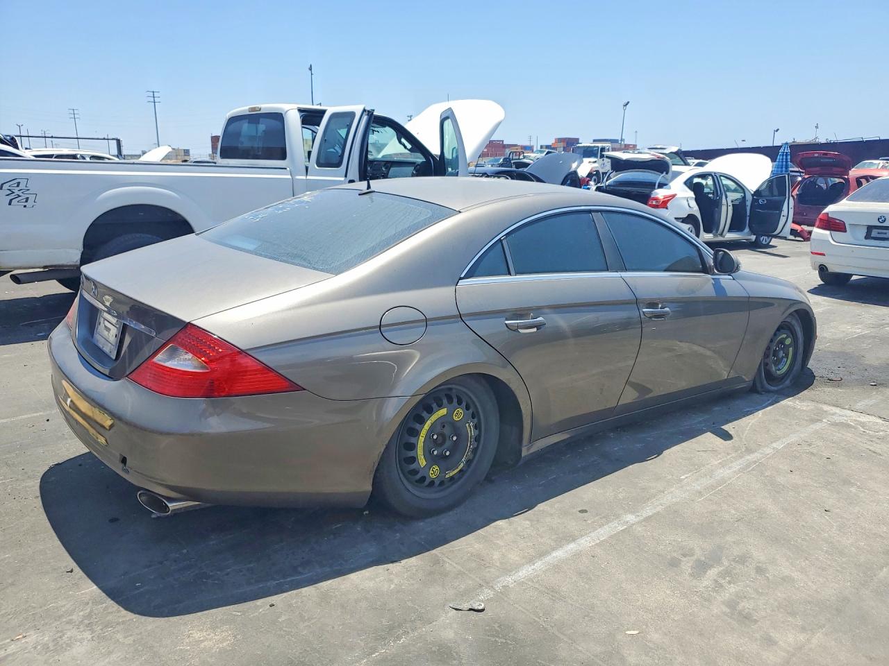 2006 Mercedes-benz Cls 500c Серый vin: WDDDJ75X46A010553