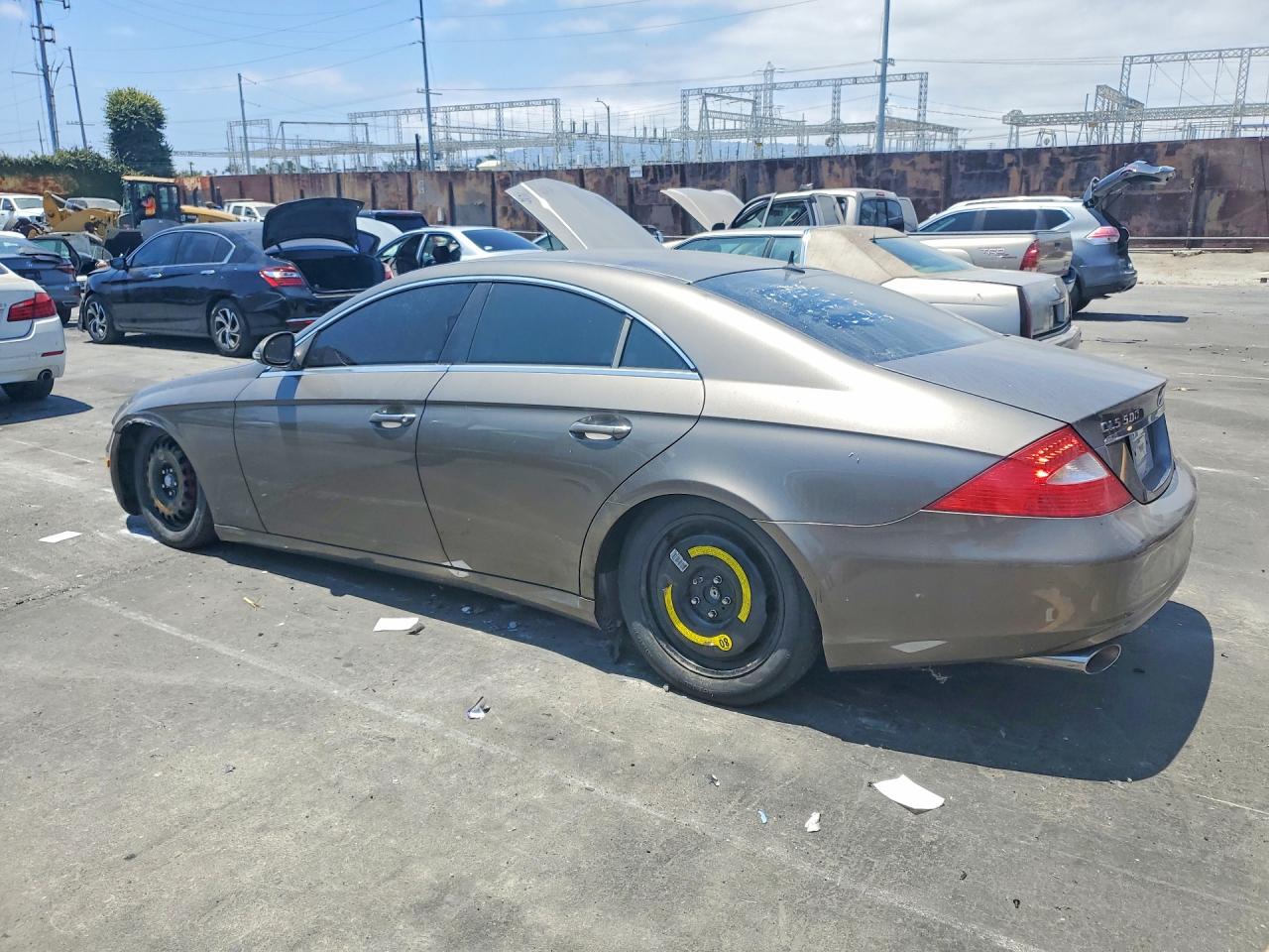 2006 Mercedes-benz Cls 500c Серый vin: WDDDJ75X46A010553