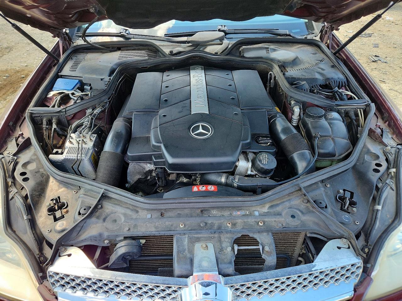 2006 Mercedes-benz Cls 500c Maroon vin: WDDDJ75X46A043665