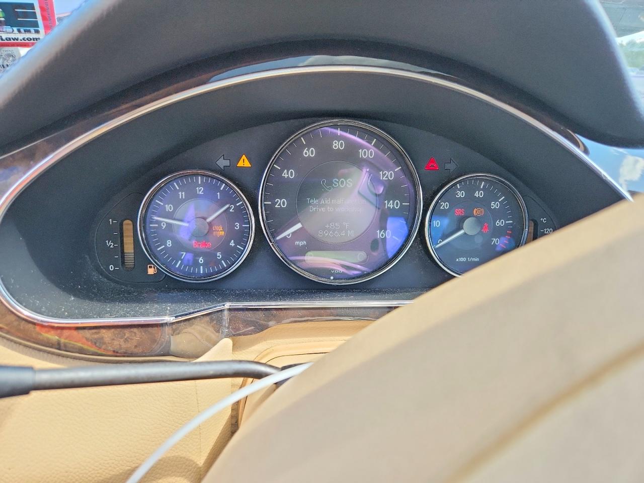 2006 Mercedes-benz Cls 500c Maroon vin: WDDDJ75X46A043665