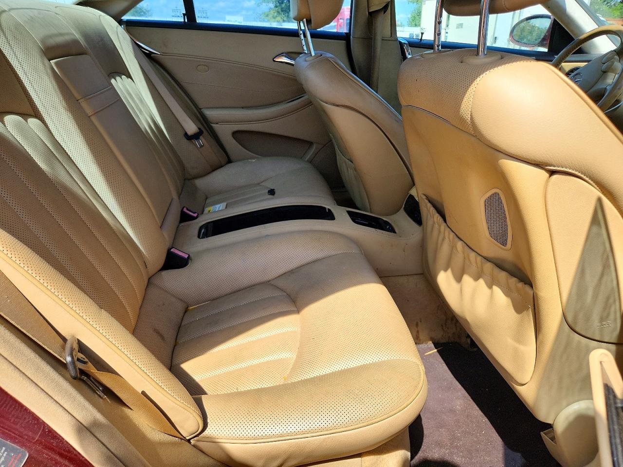 2006 Mercedes-benz Cls 500c Maroon vin: WDDDJ75X46A043665