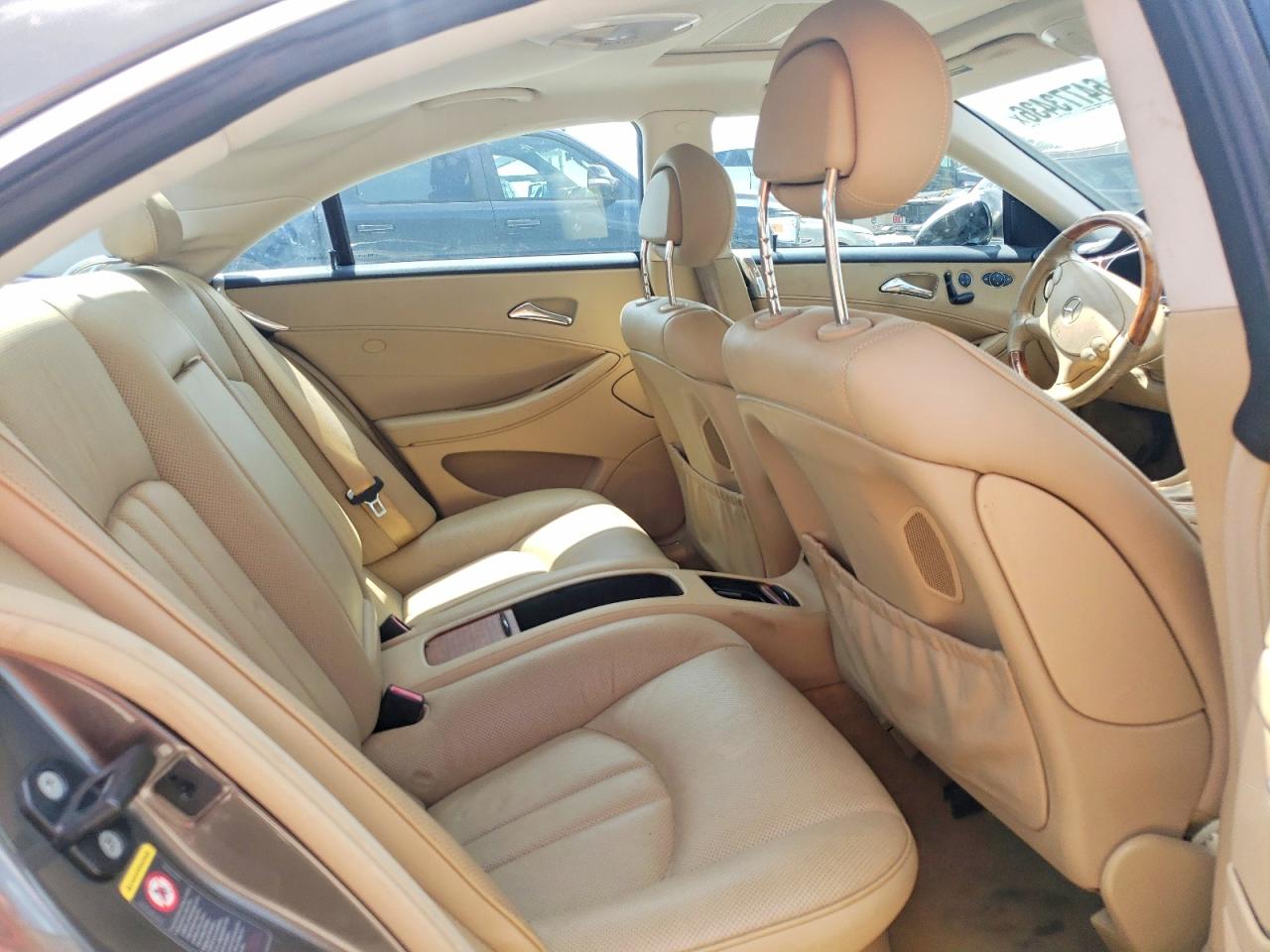 2006 Mercedes-benz Cls 500c Tan vin: WDDDJ75X56A011503