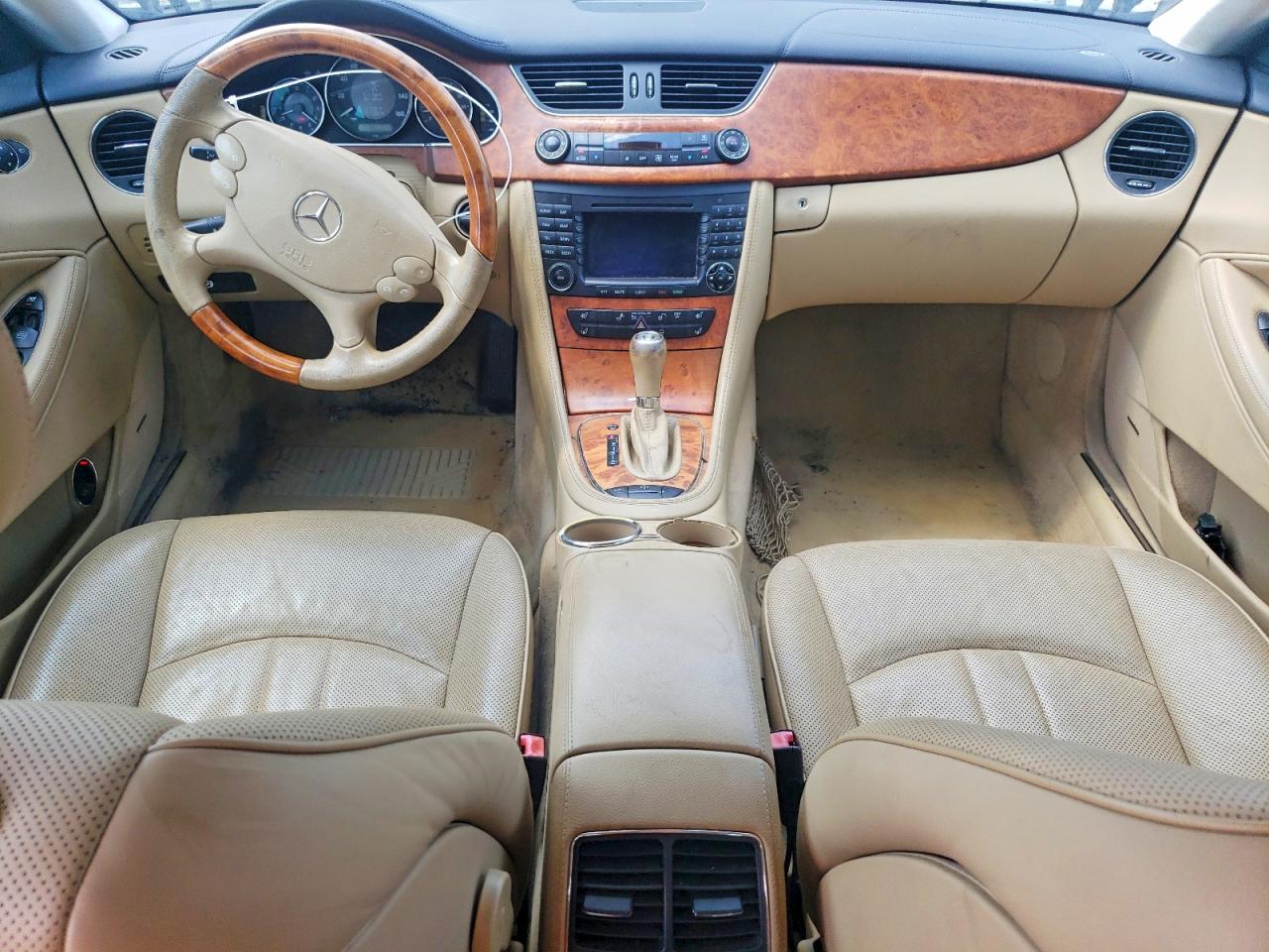 2006 Mercedes-benz Cls 500c Tan vin: WDDDJ75X56A011503