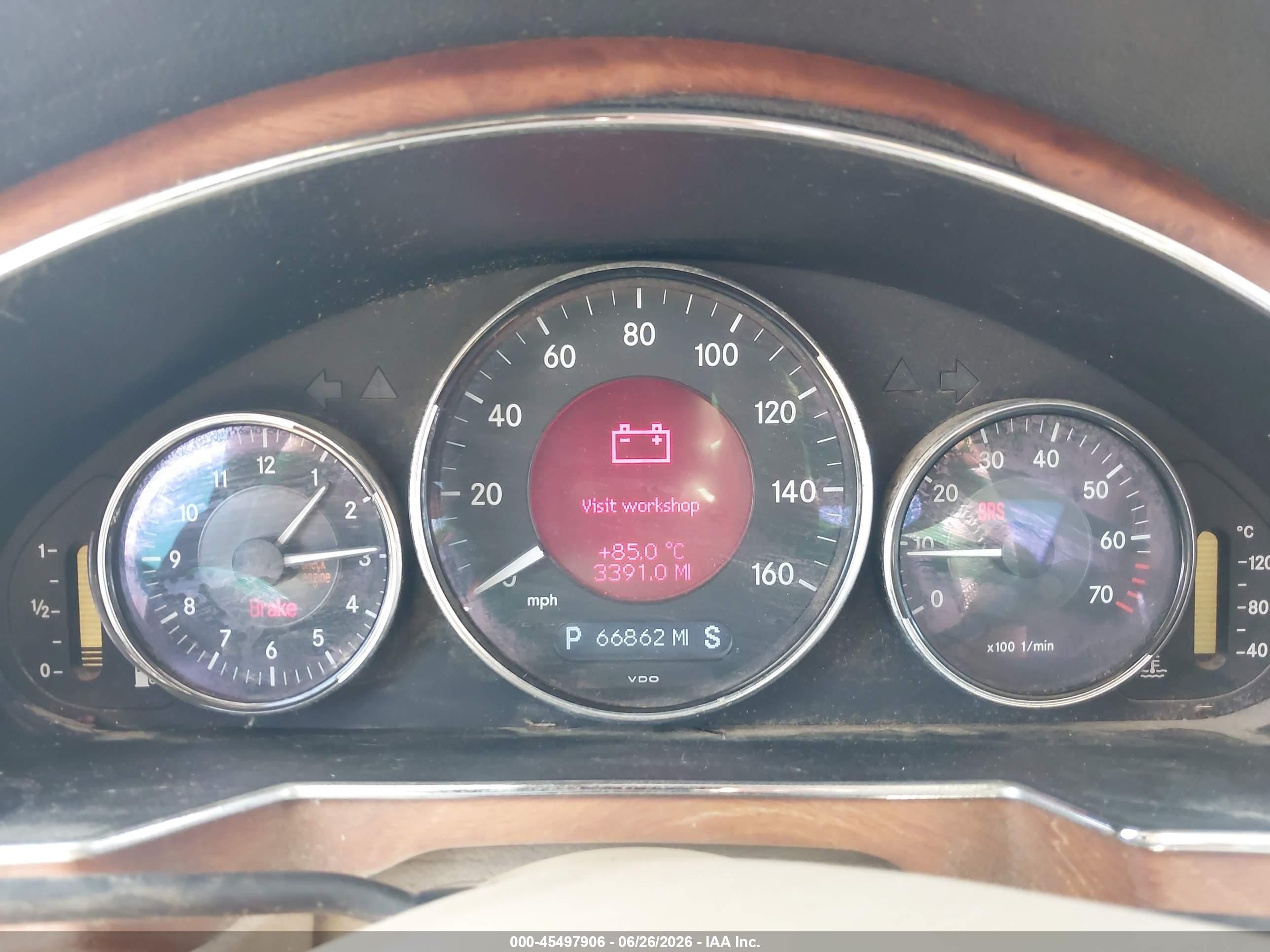 2006 Mercedes-benz Cls 500   Серый vin: WDDDJ75X56A014787