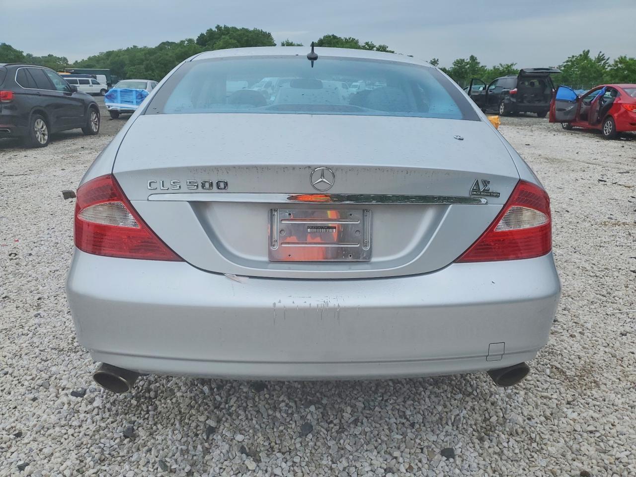 2006 Mercedes-benz Cls 500c Silver vin: WDDDJ75X56A017544